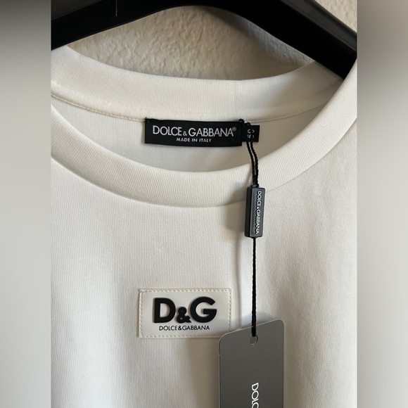 ❌SOLD❌ Dolce & Gabbana White Corset Stretch Cotton Top T-shirt Size 50EU/14US - Picture 6 of 14